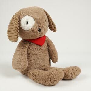 LEVTEX Baby Puppy Dog Patch Eye Red Scarf Plush Stuffed Animal 2016